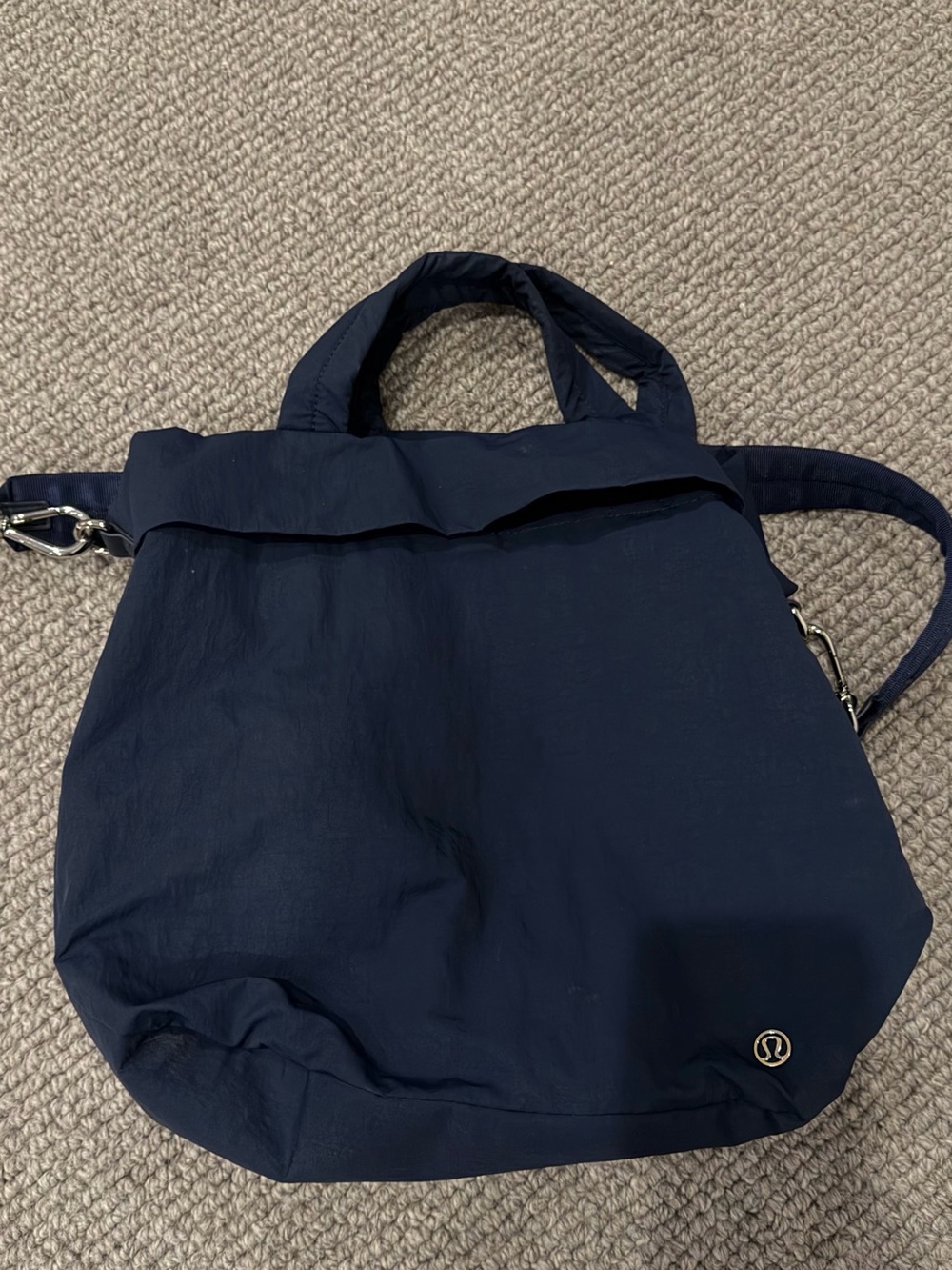 lululemon athletica Navy Tote with Top Handles